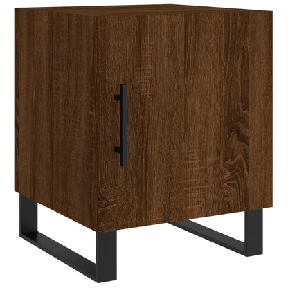 Nachttische 2 Stk. Braun Eichen-Optik 40x40x50 cm Holzwerkstoff - Pazzar.ch
