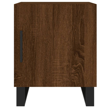 Nachttische 2 Stk. Braun Eichen-Optik 40x40x50 cm Holzwerkstoff - Pazzar.ch