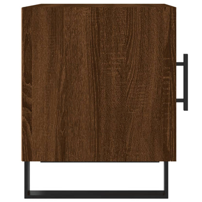 Nachttische 2 Stk. Braun Eichen-Optik 40x40x50 cm Holzwerkstoff - Pazzar.ch