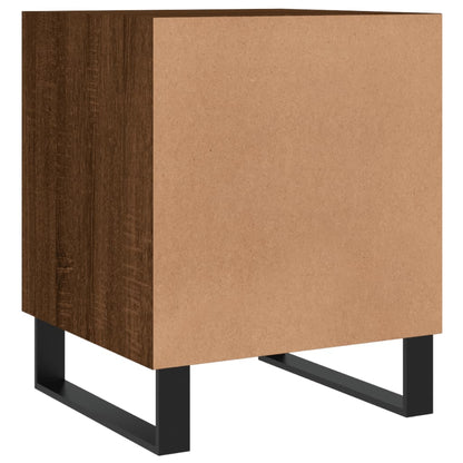 Nachttische 2 Stk. Braun Eichen-Optik 40x40x50 cm Holzwerkstoff - Pazzar.ch