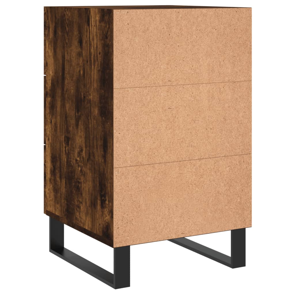 Nachttisch Räuchereiche 40x40x66 cm Holzwerkstoff - Pazzar.ch