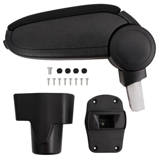 Auto-Armlehne Schwarz 13x34x(36,5-53) cm ABS - Pazzar.ch
