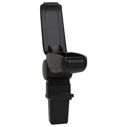 Auto-Armlehne Schwarz 12x32x(34-50) cm ABS - Pazzar.ch