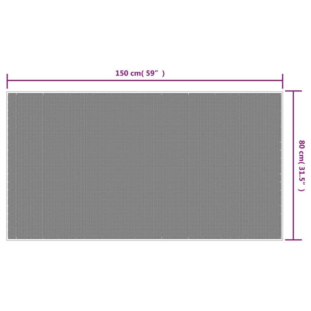 Outdoor-Teppich Marineblau Weiß 80x150 cm Beidseitig Nutzbar - Pazzar.ch