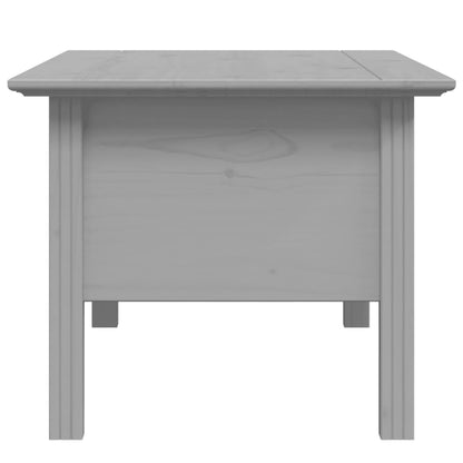 Couchtisch BODO Grau 100x55x45 cm Massivholz Kiefer - Pazzar.ch