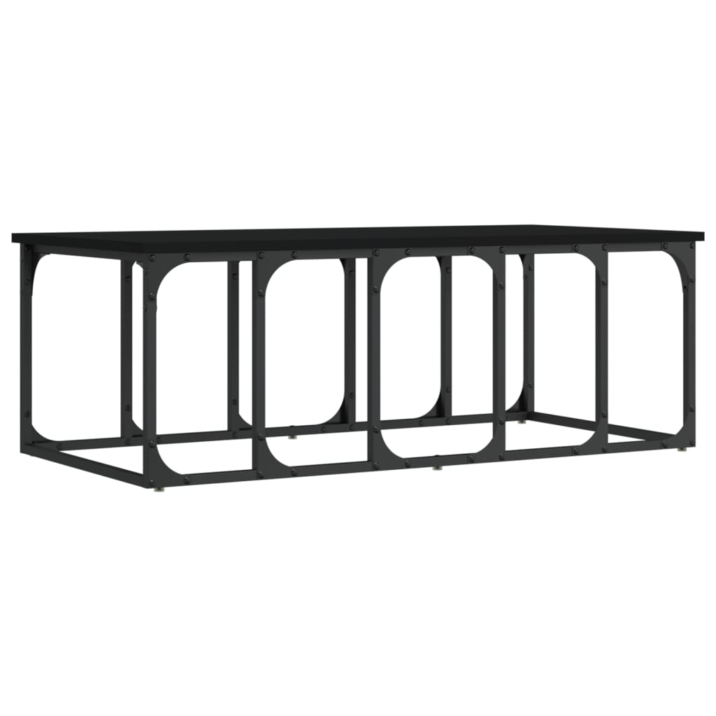 Couchtisch Schwarz 100x50x35,5 cm Holzwerkstoff - Pazzar.ch