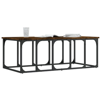 Couchtisch Räuchereiche 100x50x35,5 cm Holzwerkstoff - Pazzar.ch