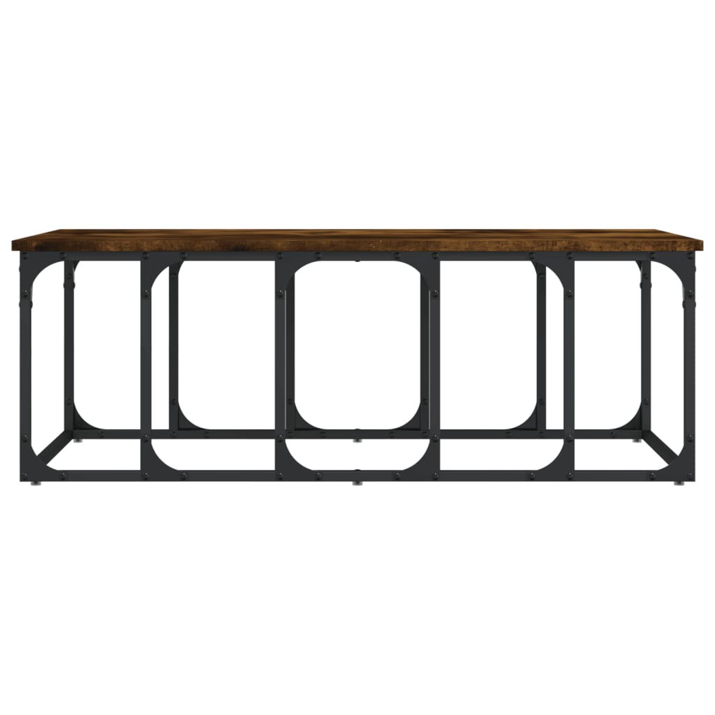Couchtisch Räuchereiche 100x50x35,5 cm Holzwerkstoff - Pazzar.ch