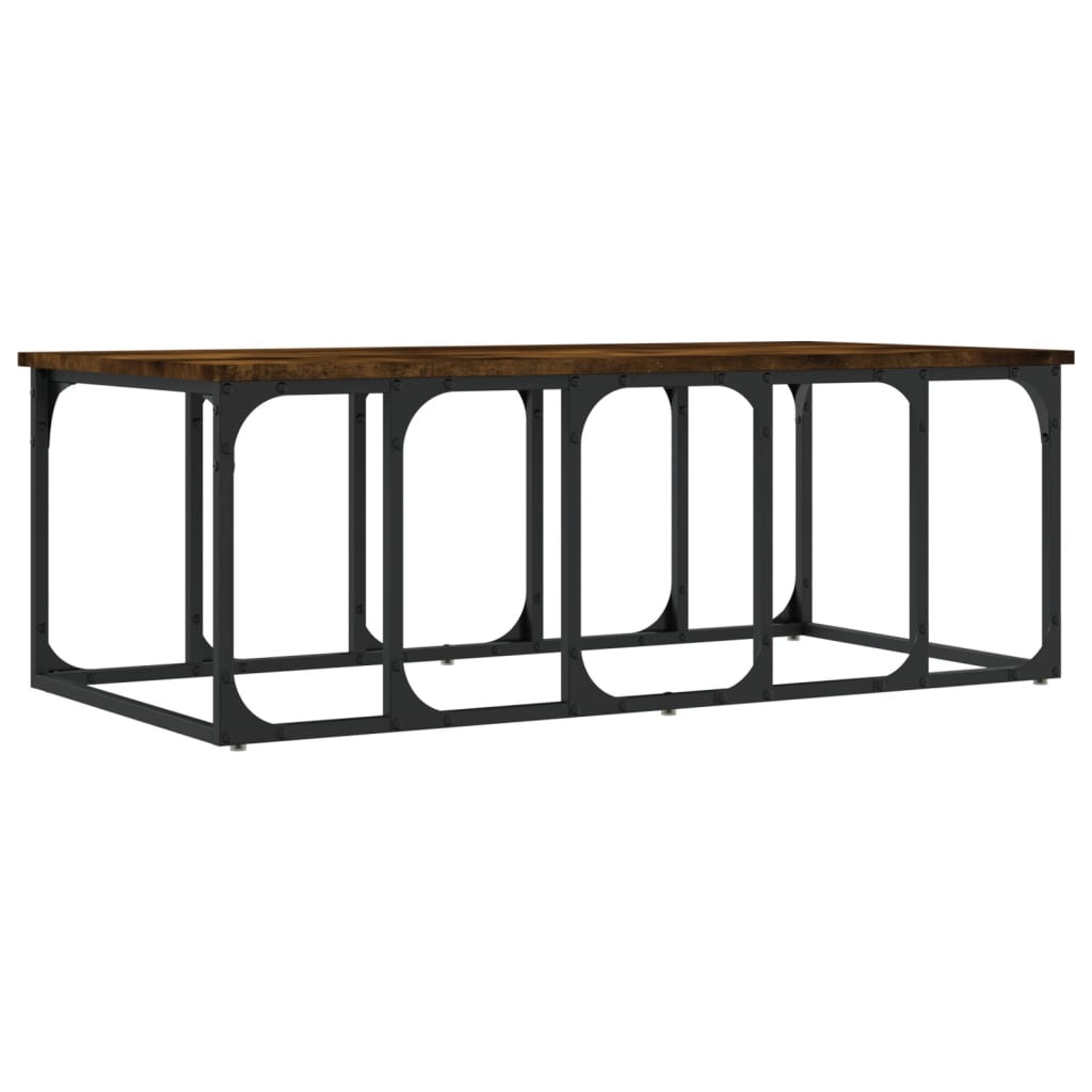 Couchtisch Räuchereiche 100x50x35,5 cm Holzwerkstoff - Pazzar.ch