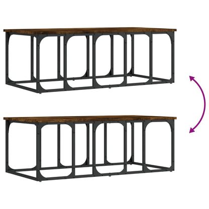 Couchtisch Räuchereiche 100x50x35,5 cm Holzwerkstoff - Pazzar.ch