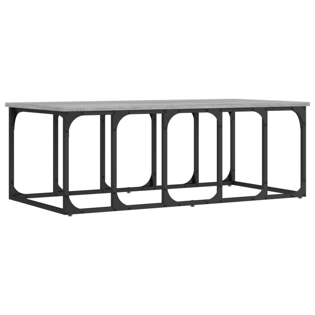 Couchtisch Grau Sonoma 100x50x35,5 cm Holzwerkstoff - Pazzar.ch
