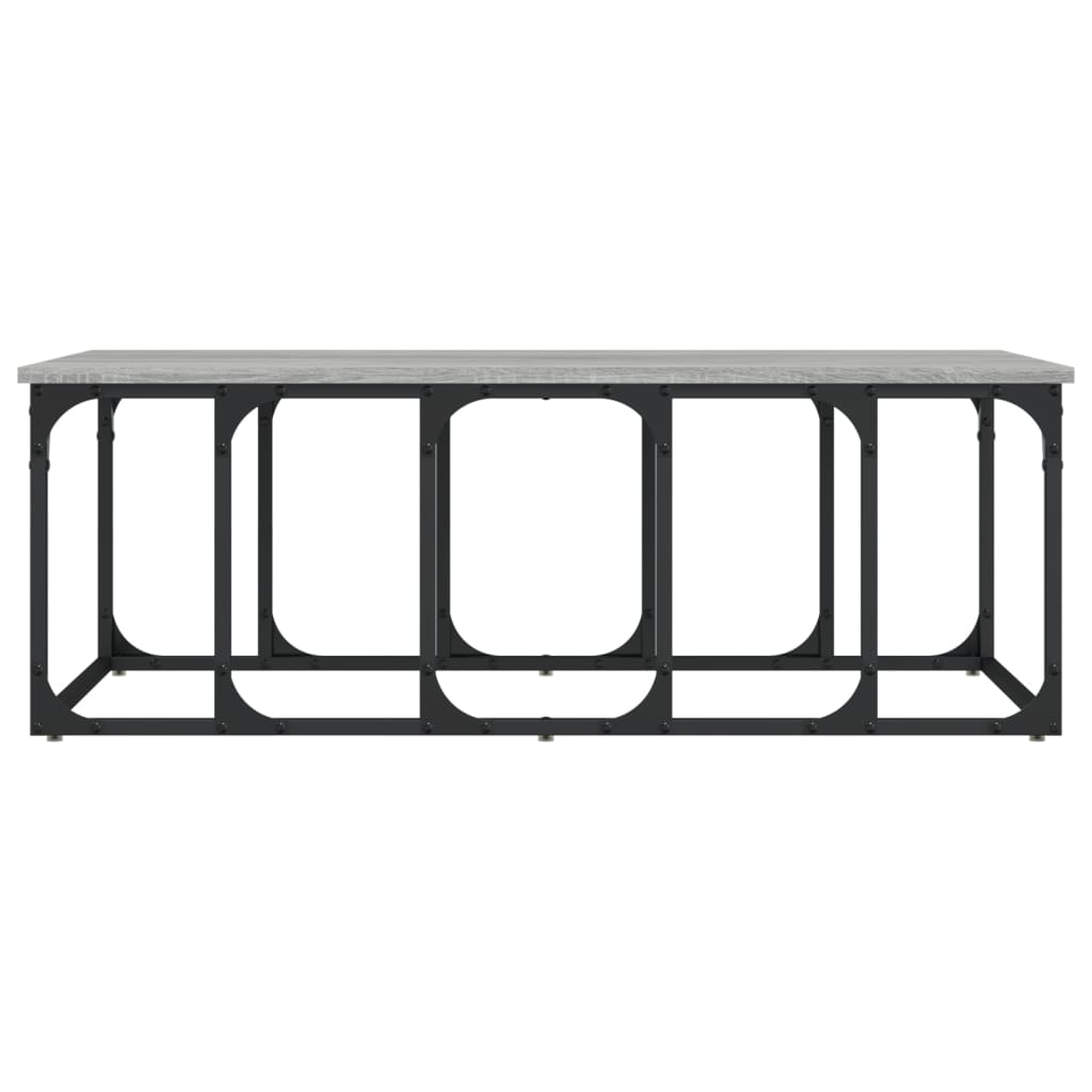 Couchtisch Grau Sonoma 100x50x35,5 cm Holzwerkstoff - Pazzar.ch
