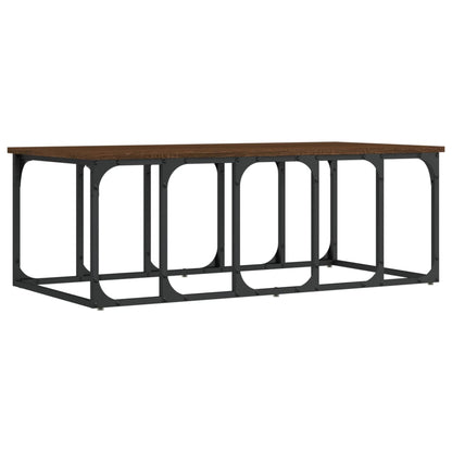 Couchtisch Braun Eichen-Optik 100x50x35,5 cm Holzwerkstoff - Pazzar.ch