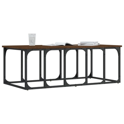 Couchtisch Braun Eichen-Optik 100x50x35,5 cm Holzwerkstoff - Pazzar.ch