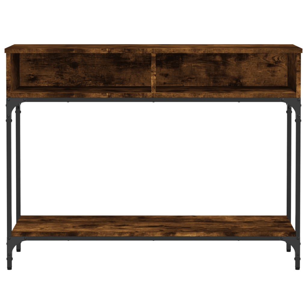 Konsolentisch Räuchereiche 100x30,5x75 cm Holzwerkstoff - Pazzar.ch