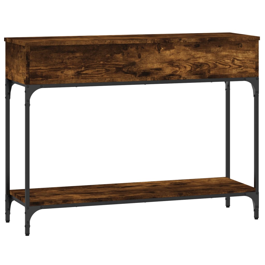 Konsolentisch Räuchereiche 100x30,5x75 cm Holzwerkstoff - Pazzar.ch