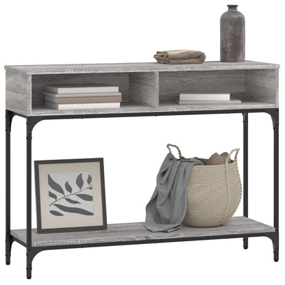 Konsolentisch Grau Sonoma 100x30,5x75 cm Holzwerkstoff - Pazzar.ch