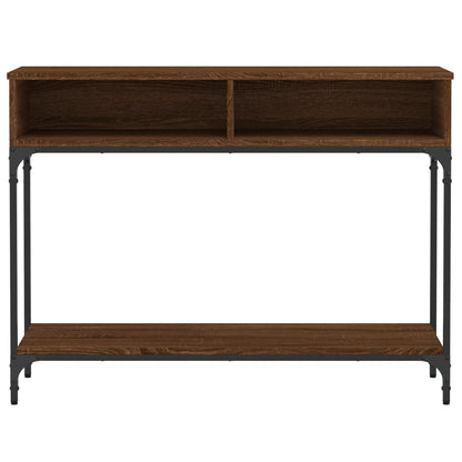 Konsolentisch Braun Eichen-Optik 100x30,5x75 cm Holzwerkstoff - Pazzar.ch