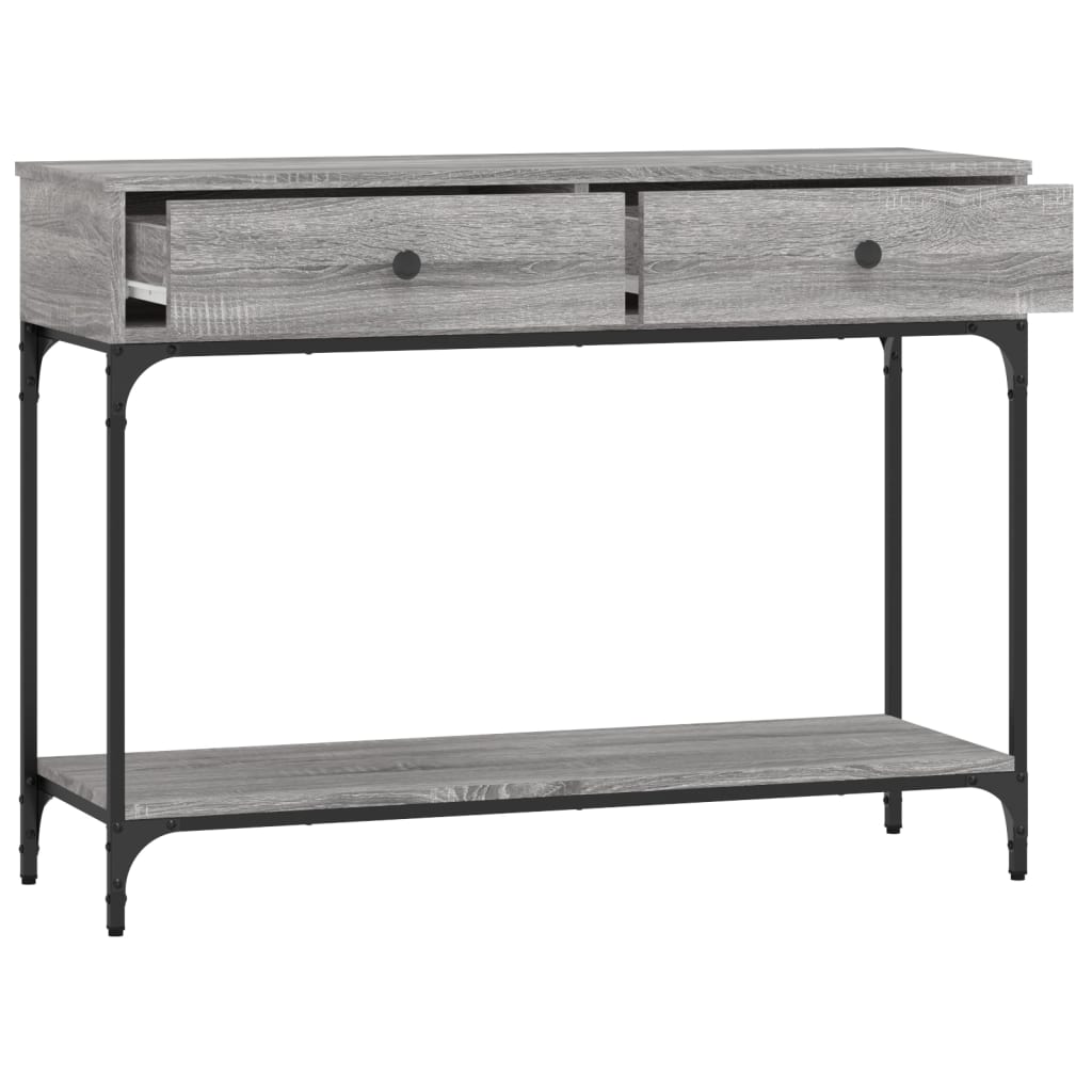 Konsolentisch Grau Sonoma 100x34,5x75 cm Holzwerkstoff - Pazzar.ch