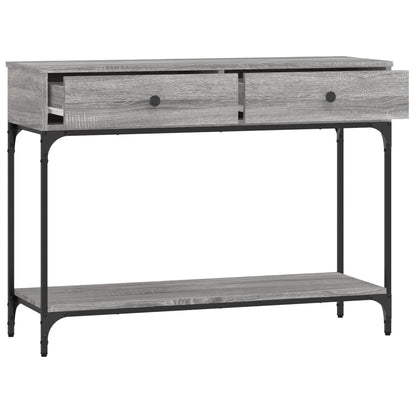Konsolentisch Grau Sonoma 100x34,5x75 cm Holzwerkstoff - Pazzar.ch