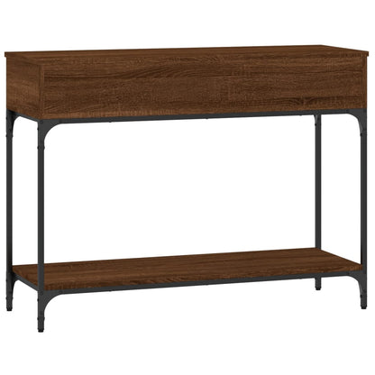 Konsolentisch Braun Eichen-Optik 100x34,5x75 cm Holzwerkstoff - Pazzar.ch
