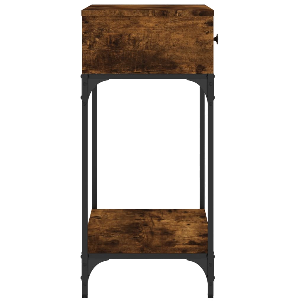 Konsolentisch Räuchereiche 75x34,5x75 cm Holzwerkstoff - Pazzar.ch