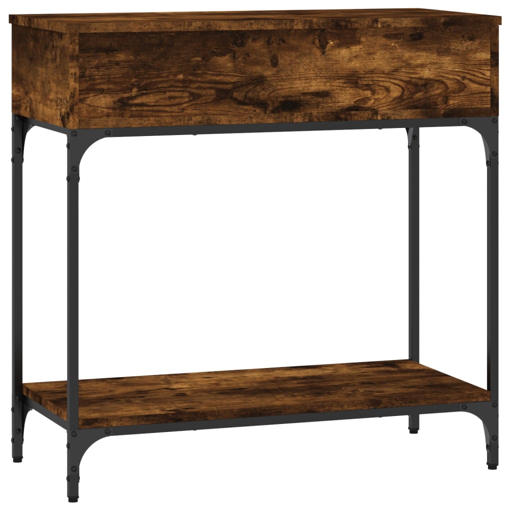 Konsolentisch Räuchereiche 75x34,5x75 cm Holzwerkstoff - Pazzar.ch