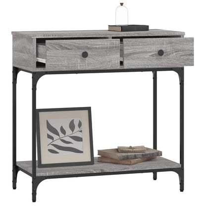 Konsolentisch Grau Sonoma 75x34,5x75 cm Holzwerkstoff - Pazzar.ch