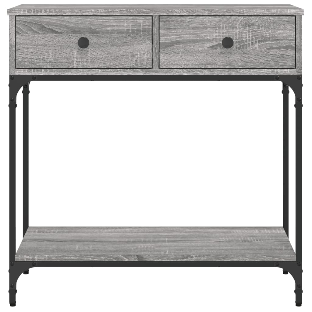 Konsolentisch Grau Sonoma 75x34,5x75 cm Holzwerkstoff - Pazzar.ch