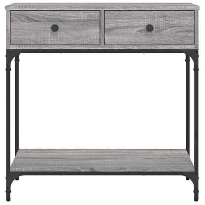 Konsolentisch Grau Sonoma 75x34,5x75 cm Holzwerkstoff - Pazzar.ch