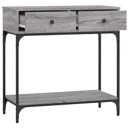 Konsolentisch Grau Sonoma 75x34,5x75 cm Holzwerkstoff - Pazzar.ch