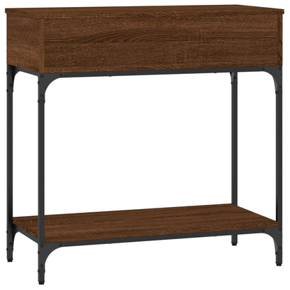 Konsolentisch Braun Eichen-Optik 75x34,5x75 cm Holzwerkstoff - Pazzar.ch