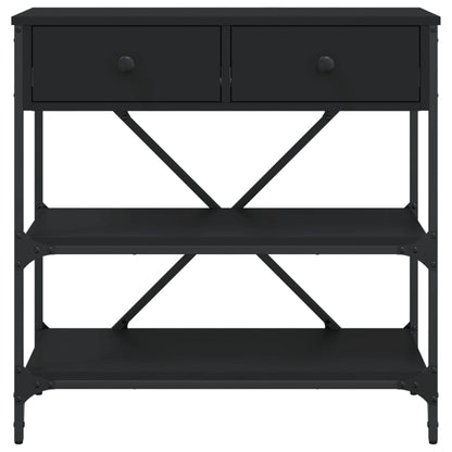 Konsolentisch Schwarz 75x34,5x75 cm Holzwerkstoff - Pazzar.ch
