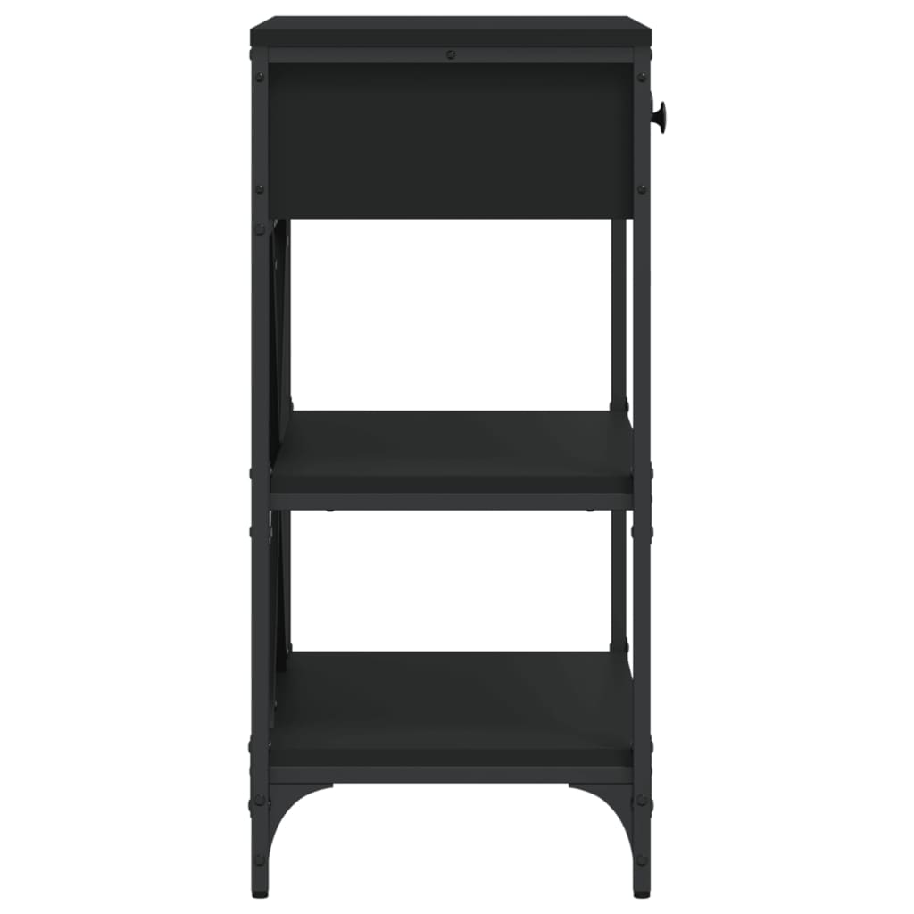 Konsolentisch Schwarz 75x34,5x75 cm Holzwerkstoff - Pazzar.ch