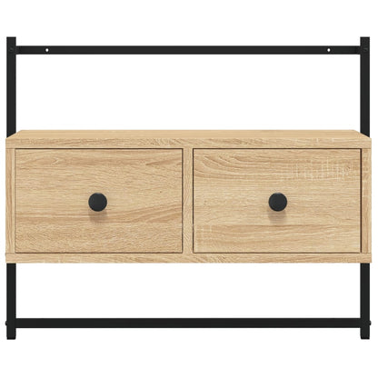 TV-Wandschrank Sonoma-Eiche 60,5x30x51 cm Holzwerkstoff - Pazzar.ch
