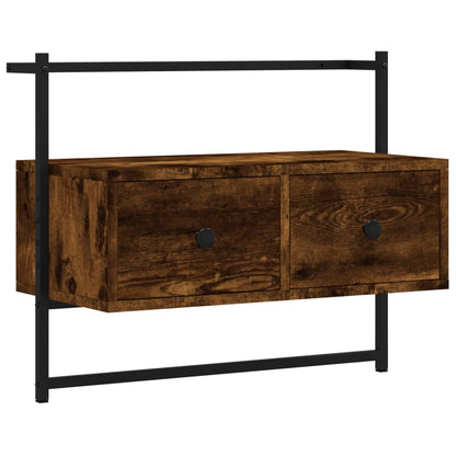 TV-Wandschrank Räuchereiche 60,5x30x51 cm Holzwerkstoff - Pazzar.ch