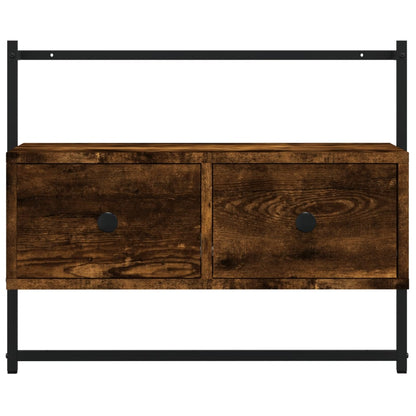 TV-Wandschrank Räuchereiche 60,5x30x51 cm Holzwerkstoff - Pazzar.ch