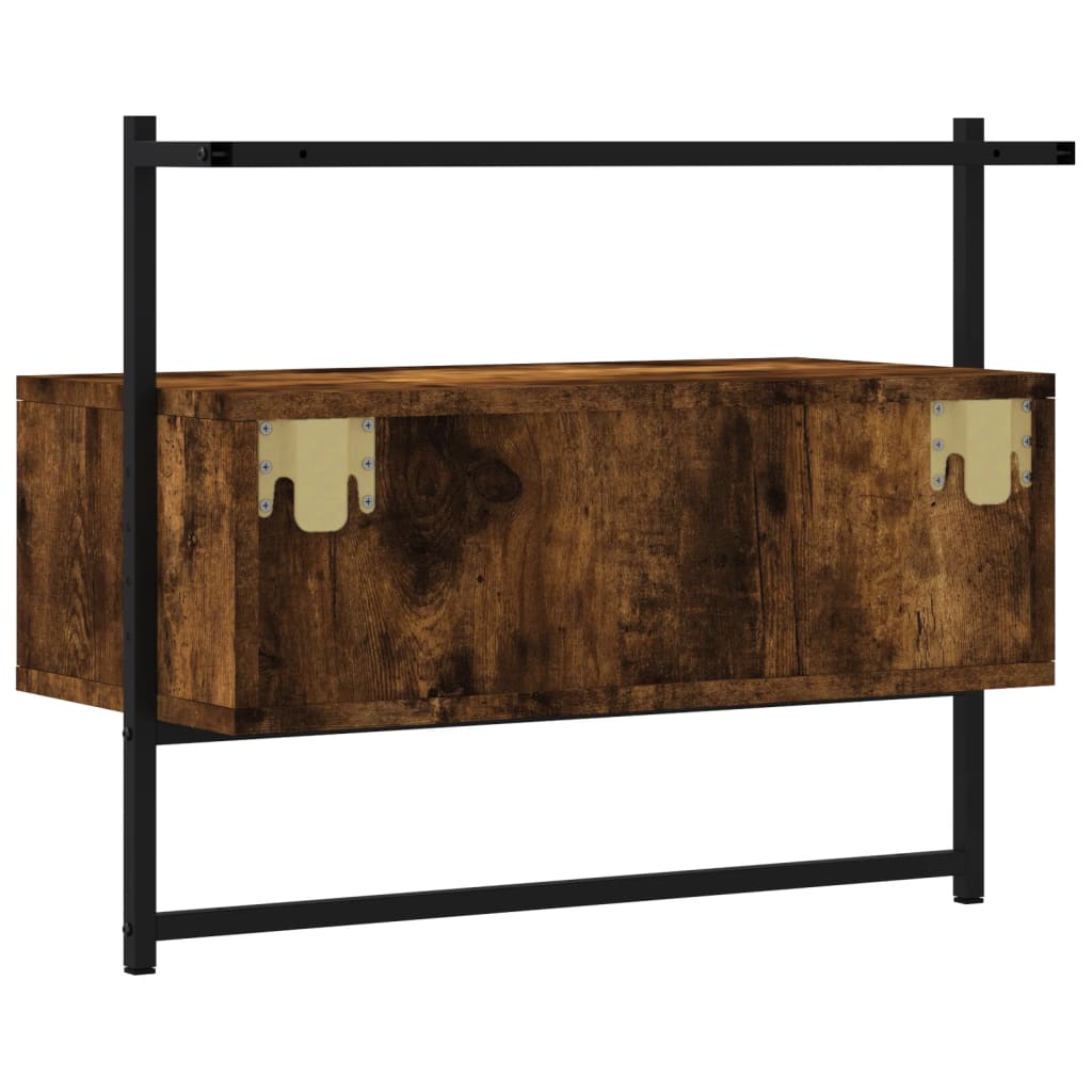 TV-Wandschrank Räuchereiche 60,5x30x51 cm Holzwerkstoff - Pazzar.ch
