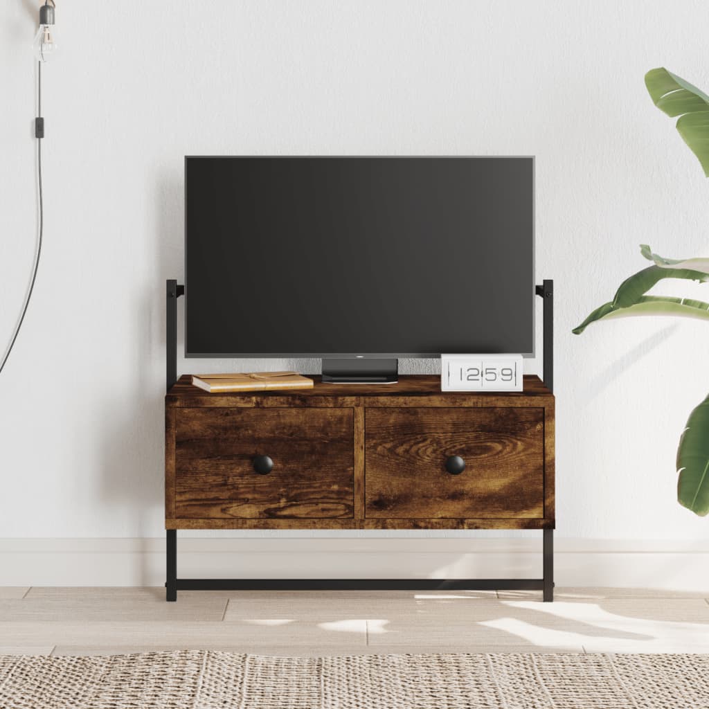 TV-Wandschrank Räuchereiche 60,5x30x51 cm Holzwerkstoff - Pazzar.ch