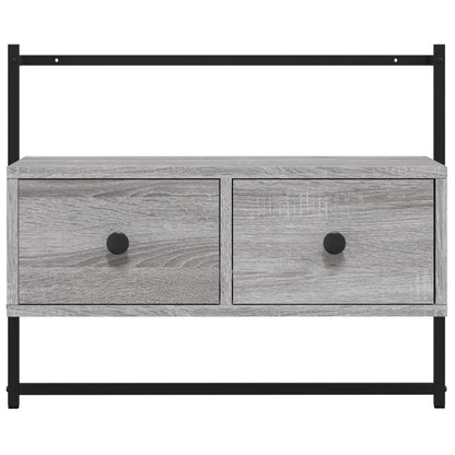TV-Wandschrank Grau Sonoma 60,5x30x51 cm Holzwerkstoff - Pazzar.ch