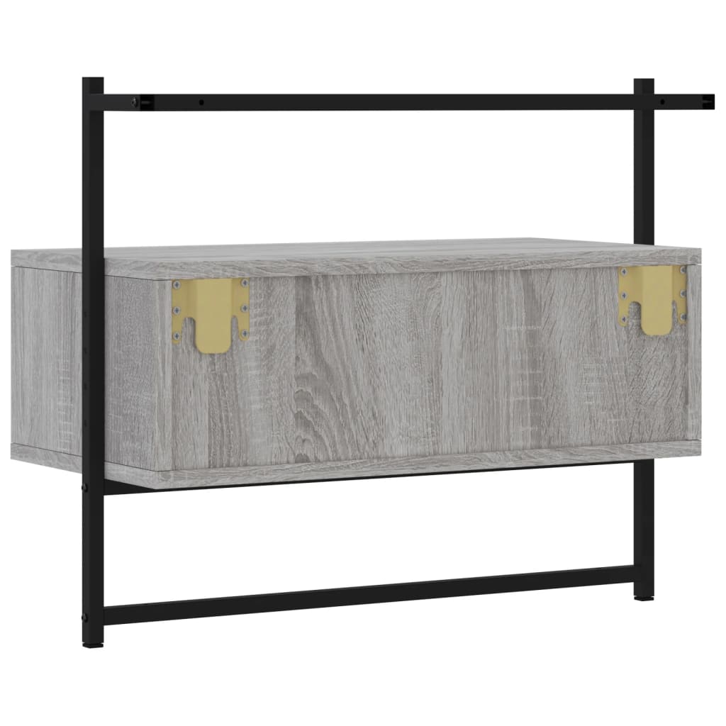 TV-Wandschrank Grau Sonoma 60,5x30x51 cm Holzwerkstoff - Pazzar.ch