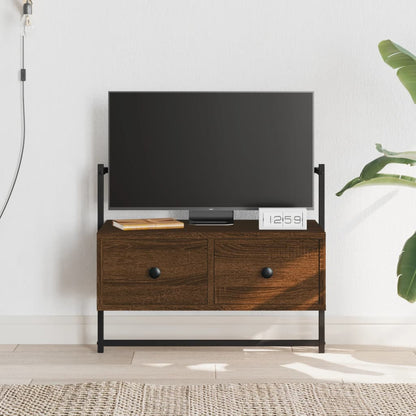 TV-Wandschrank Braun Eiche 60,5x30x51 cm Holzwerkstoff - Pazzar.ch