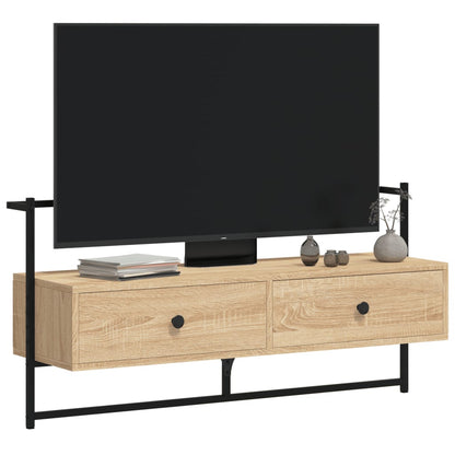 TV-Wandschrank Sonoma-Eiche 100,5x30x51 cm Holzwerkstoff - Pazzar.ch