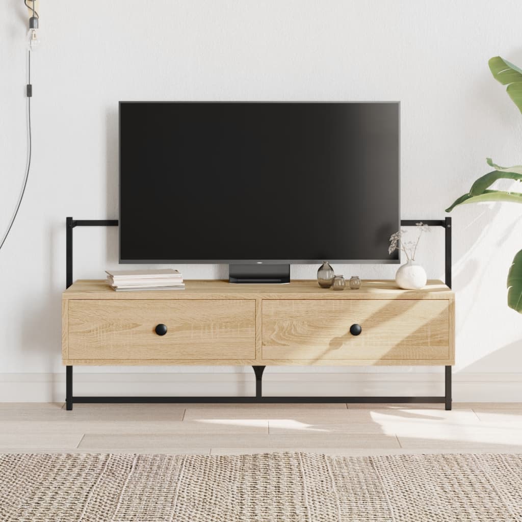 TV-Wandschrank Sonoma-Eiche 100,5x30x51 cm Holzwerkstoff - Pazzar.ch