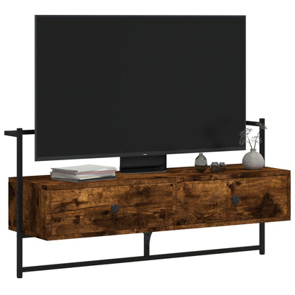 TV-Wandschrank Räuchereiche 100,5x30x51 cm Holzwerkstoff - Pazzar.ch