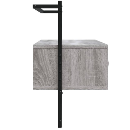 TV-Wandschrank Grau Sonoma 100,5x30x51 cm Holzwerkstoff - Pazzar.ch