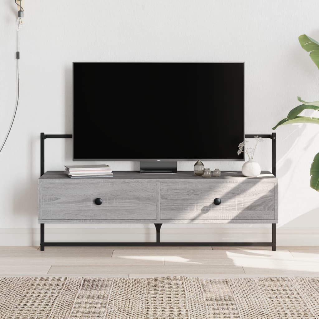 TV-Wandschrank Grau Sonoma 100,5x30x51 cm Holzwerkstoff - Pazzar.ch