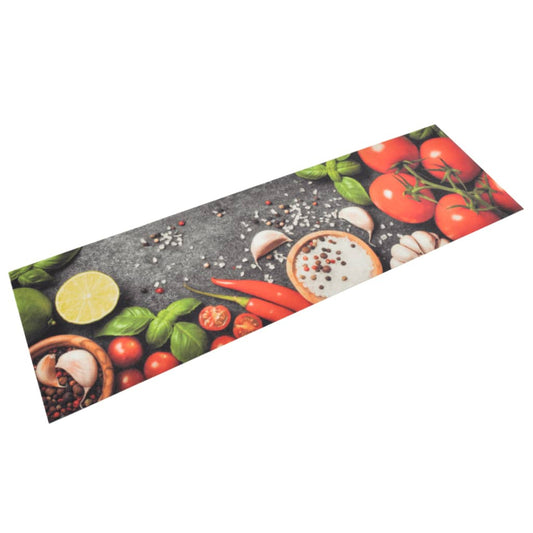 Küchenteppich Waschbar Gemüse 45x150 cm Samt - Pazzar.ch