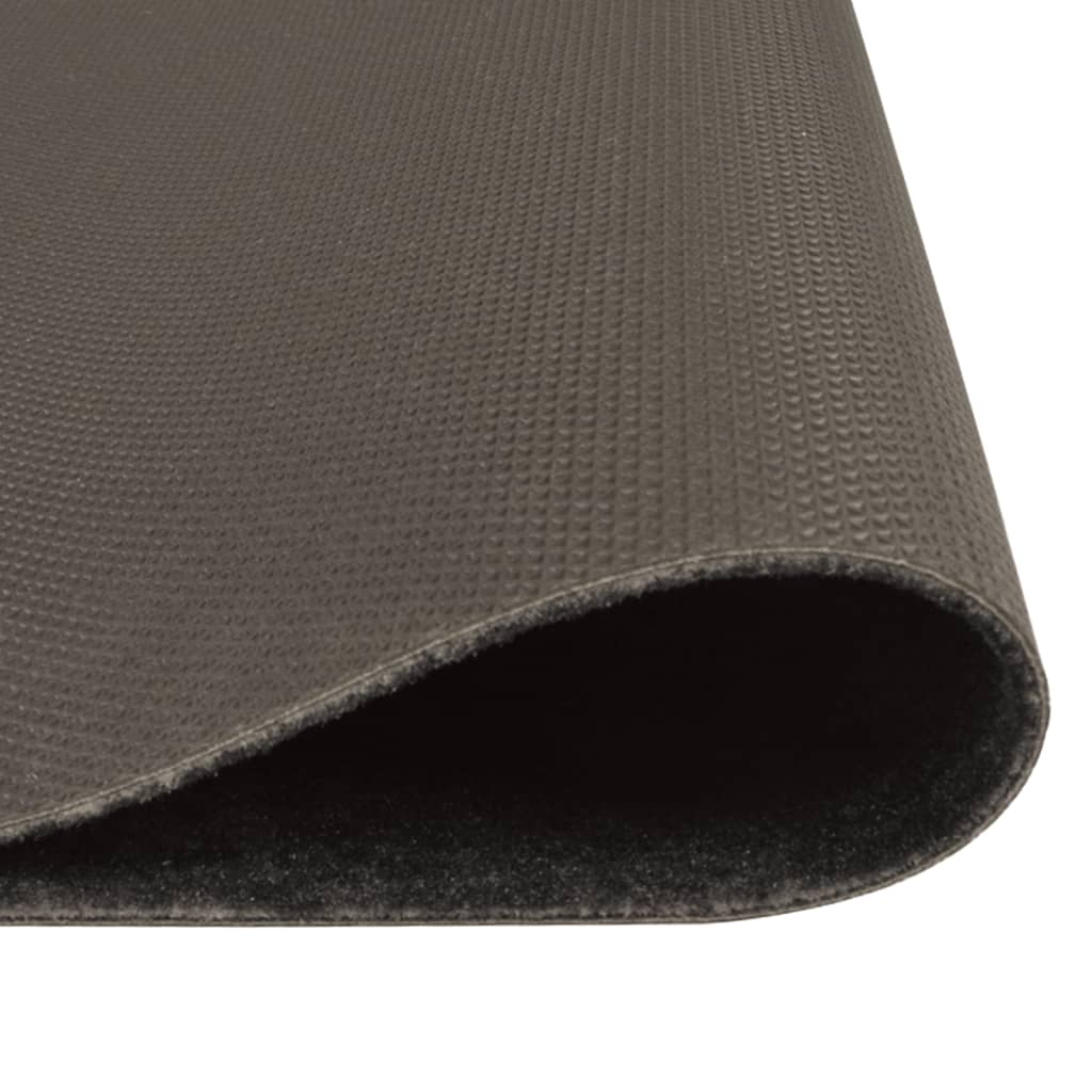 Küchenteppich Waschbar Cooking Schwarz 60x180 cm Samt - Pazzar.ch