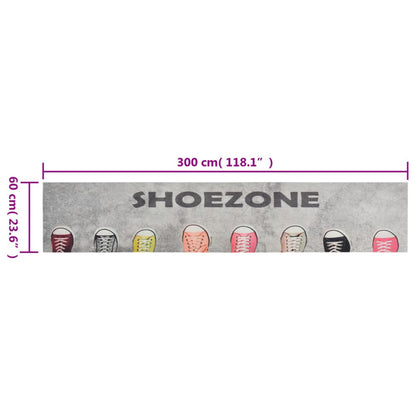 Küchenteppich Waschbar Shoezone 60x300 cm Samt - Pazzar.ch